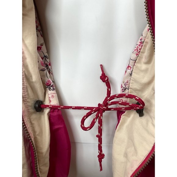Northern Reflections Vintage Women’s Jacket S Hot Pink Hood Zip Snaps Pockets - Picture 13 of 16